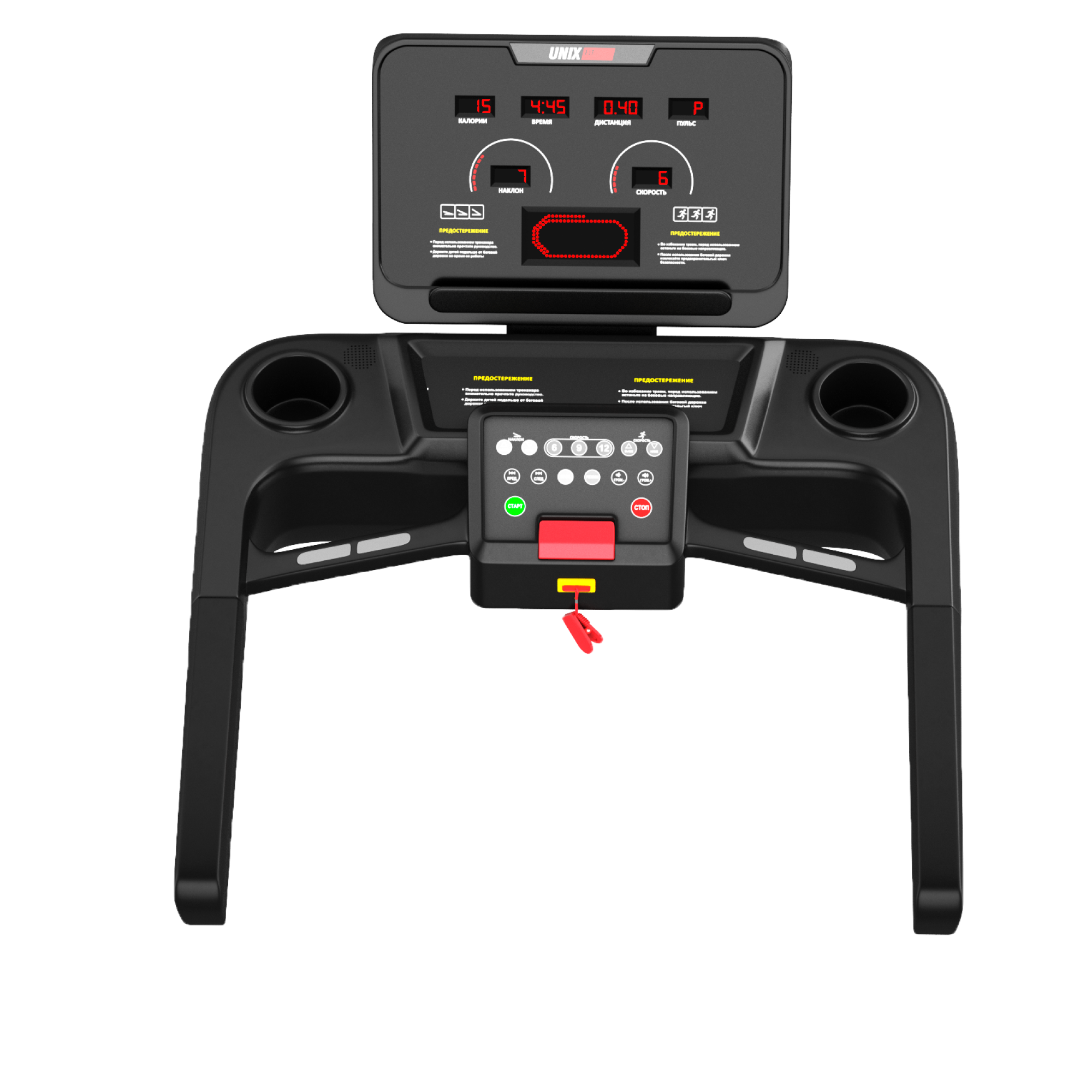 Беговая дорожка UNIX Fit T-1550 PRO (LED)