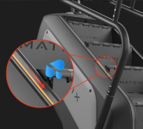 Лестница-степпер MATRIX Performance с консолью Touch Base