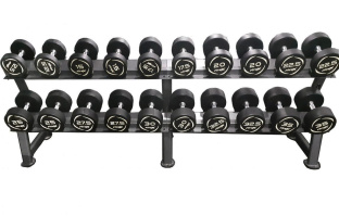 Комплект PVC гантелей 12,5-35кг (10пар) со стойкой FTX-315.1
